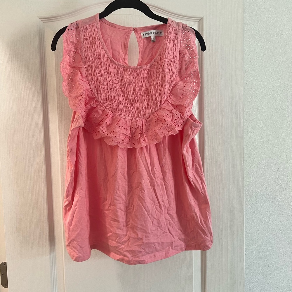 Inner Circle Pink Tank SZ L